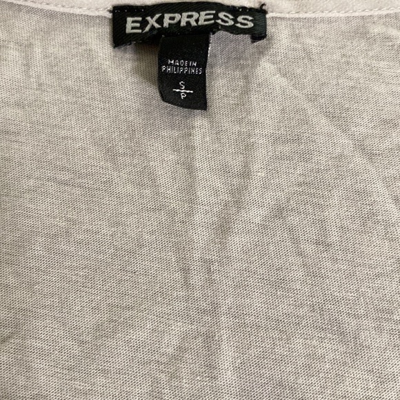 Great Condition Small Express Crotched Beaded Elegant Shirt / Blouse /Top - Picture 3 of 5